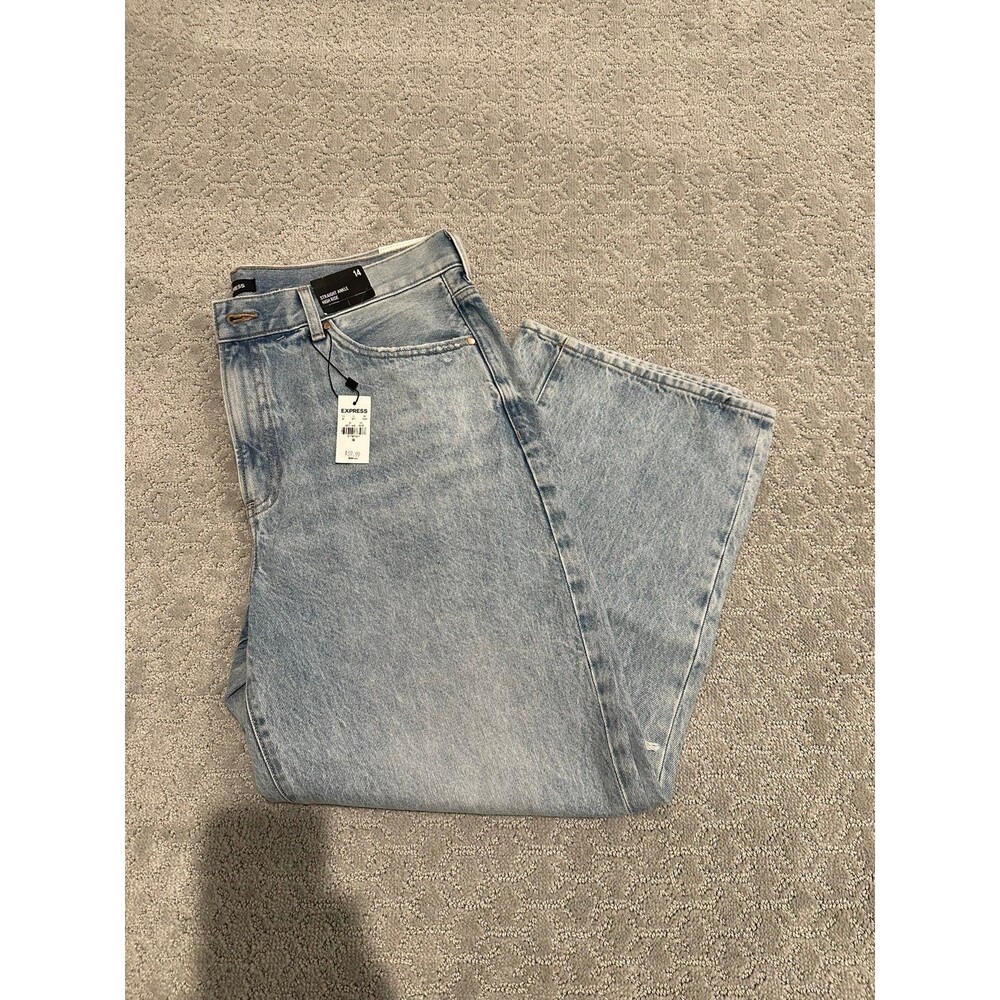 NWT Express Straight Ankle HR Jeans Sz 14